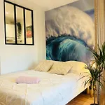 Dune Ocean Luxe Appartement, Acces Prive, Parking & Wifi 50m Ocean Surf Lägenhet *