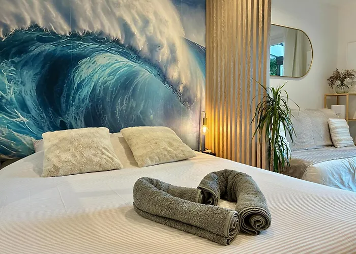 Dune Ocean Luxe Appartement, Acces Prive, Parking & Wifi 50m Ocean Surf Appartement