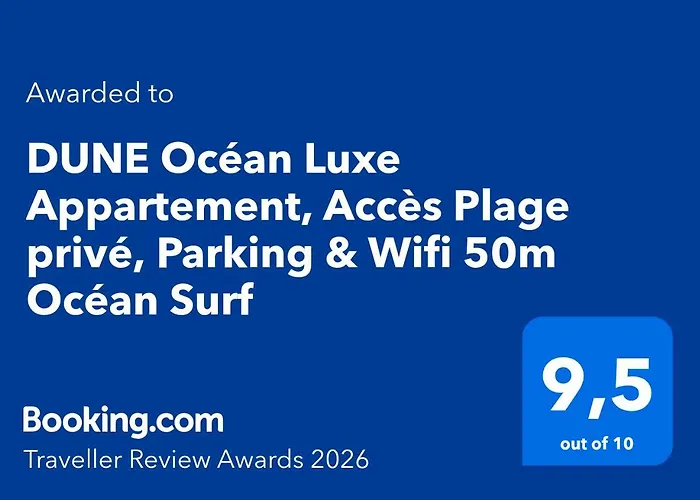 Appartement Dune Ocean Luxe Appartement, Acces Prive, Parking & Wifi 50m Ocean Surf *
